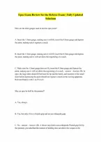 Referee Exam Epee Exam with correct Answers