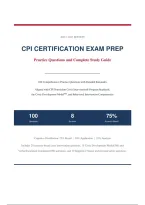 CPI Certification Exam Prep 2026&sol;2027 &vert; Practice Q&A Complete Study Guide &vert; Pass Guaranteed&NewLine;&NewLine;