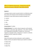 WGU C777 Objective Assessment &ndash; Practice Exam with 200 &NewLine;Questions & Answers 2026&sol;2027 PASS 100&percnt; UPDATED 