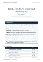 Florida Dental Laws & Rules Exam 2026&sol;2027 &vert; Practice Q&A Jurisprudence Guide &vert; Pass Guaranteed&NewLine;&NewLine;