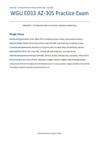 WGU E033 Azure Architecture Complete Exam Prep Bundle&colon; AZ-305 Practice Exams & Study Guides &lpar;PDF&rpar; &vert; 2026&ndash;2027 &vert; Western Governors University