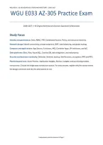 WGU E033 Azure Architecture Complete Exam Prep Bundle&colon; AZ-305 Practice Exams & Study Guides &lpar;PDF&rpar; &vert; 2026&ndash;2027 &vert; Western Governors University