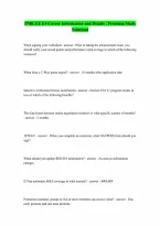 PMK EE E4 Career Information Questions and Answers Already Graded A Verified Latest Update