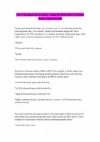 CEA Preclinical exam Question and answers verified to pass 20262027 Guaranteed Pass