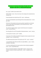 Essentials of Anatomy Physiology Martini 2013 Exam Question with 100 Correct Answers 2026