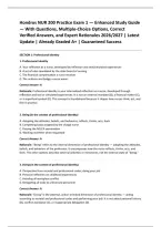 Hondros NUR 200 Exam 1 &ndash; Nursing Professional Identity and Patient Care &lpar;2026&sol;2027&rpar; &vert; 90 Questions & Correct Answers with Rationales &vert; Hondros College of Nursing