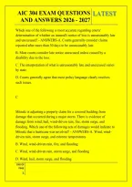 Aic 304 Exam Questions &NewLine;And Answers 2026 - 2027