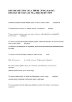 Bio 1500 Midterm Exam Study Guide 2026&sol;2027 &vert; Biology Review And Practice Questions
