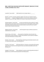 Biol 1500 Exam 1 Review Questions 2026&sol;2027 &vert; Biology Study Guide And Practice Test