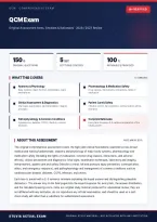  QCM Certification Exam Assessment Items Answers Rationales 2026&sol;2027 &ndash; Questions and Answers &vert; Complete Verified Answers &vert; Detailed Rationales &ndash; Pass Guaranteed &ndash; A&plus; Graded