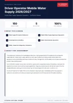  Driver Operator Mobile Water Supply Apparatus Operations Exam 2026&sol;2027 &ndash; Questions and Answers &vert; Complete Verified Answers &vert; Detailed Rationales &ndash; Pass Guaranteed &ndash; A&plus; Graded 
