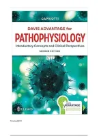 Test Bank For Davis Advantage For Pathophysiology 2Nd Edition By  Capriotti   