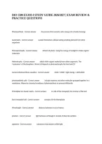 Bio 1500 Exam 4 Study Guide 2026&sol;2027 &vert; Exam Review & Practice Questions