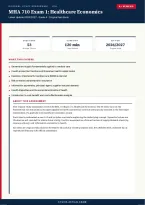 MHA 710 Healthcare Economics Foundations Exam 1 2026&sol;2027 &ndash; Questions and Answers &vert; Complete Verified Answers &vert; Detailed Rationales &ndash; Pass Guaranteed &ndash; A&plus; Graded