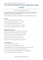 PHS 104A Physics Laboratory Complete Study Package&colon; Practice Exams & Worked Solutions &lpar;PDF&rpar; &vert; 2026&ndash;2027