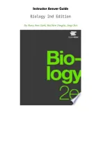 Instructor Answer Guide For Biology 2nd Edition By Mary Ann Clark&comma; Matthew Douglas&comma; Jung Choi &vert; All Chapters included&period;