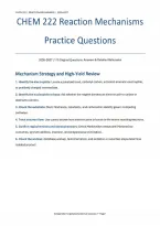 CHEM 222 Reaction Mechanisms&colon; 110 Practice Questions & Rationales &lpar;PDF&rpar; &vert; 2026&ndash;2027 &vert; McGill University