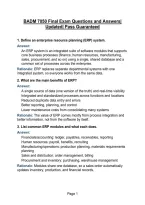 BADM 7050 LSU Exams 1&comma; 2 and Final Exam Questions and Answers&vert; Updated&vert; Pass Guaranteed