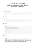 Aba 622 Pre Test And Midterm&NewLine;Complete Question Set With Verified&NewLine;Solutions Graded A