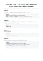Acct 4421 Exam 1 Lsu Briggs Updated Actual&NewLine;Questions With Correct Answers