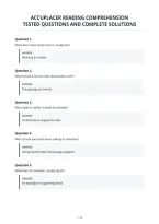 Accuplacer Reading Comprehension&NewLine;Tested Questions And Complete Solutions