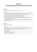 Afsb 152&NewLine;Tested Questions And Complete Solutions