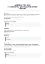 Ahlei Chapter 2 Exam&NewLine;Updated Actual Questions And Correct&NewLine;Answers