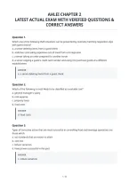 Ahlei Chapter 2&NewLine;Latest Actual Exam With Verified Questions &&NewLine;Correct Answer