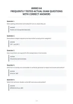 Ammo 64&NewLine;Frequently Tested Actual Exam Questions&NewLine;With Correct Answers