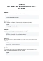Ammo 64&NewLine;Updated Actual Questions With Correct&NewLine;Answers