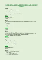 Kat 301 Exam 1 Updated Questions And Correct&NewLine;Answers