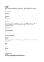 PSYC 221 Psychology of Childhood Quiz 4 Questions with Answers Fall 2026 &vert; Liberty University