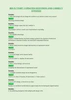 Bds D&period;7 Part 1 Updated Questions And Correct&NewLine;Answers