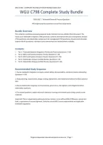 WGU C798 Telehealth System Implementation Complete Study Bundle & Practice Questions &lpar;PDF&rpar; &vert; 2026&ndash;2027 &vert; Western Governors University