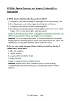 EVR 2001 Exam 4 Questions and Answers&vert; Updated&vert; Pass Guaranteed