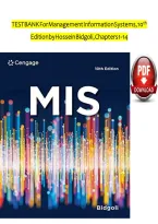 Test Bank for MIS 10th Edition by Hossein Bidgoli &vert; 2026 Updated Management Information Systems Study Guide&comma; Practice Questions and Answers