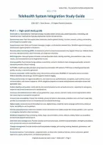WGU C798 Telehealth System Integration Study Guide&colon; 100 Questions &lpar;PDF&rpar; &vert; 2026&ndash;2027 &vert; Western Governors University
