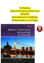 Test Bank for Modern Advanced Accounting in Canada 9th Edition by Darrell Herauf and Murray W&period; Hilton &vert; 2026 Updated Accounting Study Guide