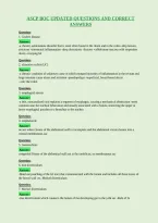 Ascp Boc Updated Questions And Correct&NewLine;Answers