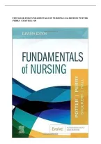 Test Bank for Fundamentals of Nursing 11th Edition by Potter&comma; Perry&comma; Updated with All Chapters 1-50 LATEST