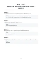 Mssc&comma; Safety&NewLine;Updated Actual Questions With Correct&NewLine;Answers