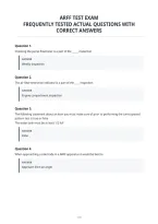 Arff Test Exam&NewLine;Frequently Tested Actual Questions With&NewLine;Correct Answer