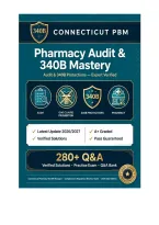 Connecticut Pharmacy Benefit Manager - Claims Processing & Reimbursement Mastery - Expert Verified - A&plus; Graded - Latest Update 2026&sol;2027 - Verified Solutions - Pass Guaranteed - 280 Q&A