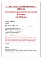 ATI RN Concept Exam 2026&sol;2027 &ndash; 200 Questions with Answers & Rationales &vert; Full Exam Prep Bundle&NewLine;&NewLine;