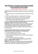 NSG 5442 Exam 2&colon; Questions and Answers&vert; Updated&vert; Pass Guaranteed- South College