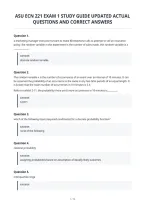 Asu Ecn 221 Exam 1 Study Guide Updated Actual&NewLine;Questions And Correct Answers