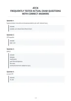 Atcn&NewLine;Frequently Tested Actual Exam Questions&NewLine;With Correct Answers