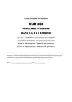 NUR 256 Mental Health Exams 1&comma; 2&comma; 3 & 4 Combined Fall 2026 &vert; Galen College of Nursing &vert; 120 Questions with Correct Answers & Detailed Rationales