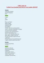 CMPC Study Set&NewLine;Verified Exam Questions and Answers Latest update 2026&sol;2027