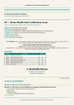 DC Home Health Aide Certification Exam 2026&sol;2027 &vert; 150 Verified Questions & Answers &vert; DC Health Board of Nursing HHA Prep &vert; Instant Download